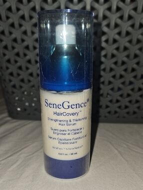 SeneGence HairCovery Strengthening & Thickening Serum - Blue/Cream